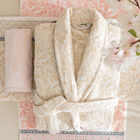 Bademantel Charme Crème S Baumwolle, , hi-res image number 0